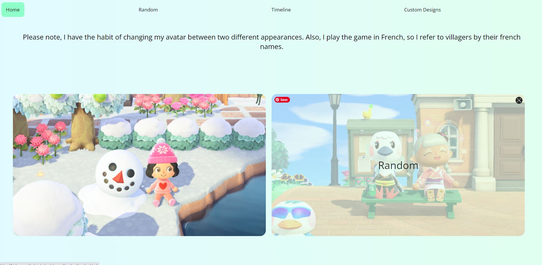 Animal Crossing Gallery